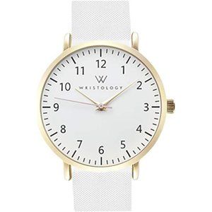 Maxi Numbers Watch - Interchangeable Silicone Strap  with Second Hand for Women